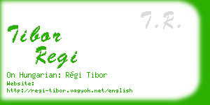 tibor regi business card